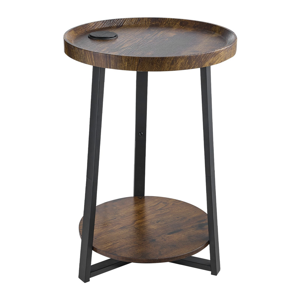 RoundDock 2-Tier Nightstand – detail 9