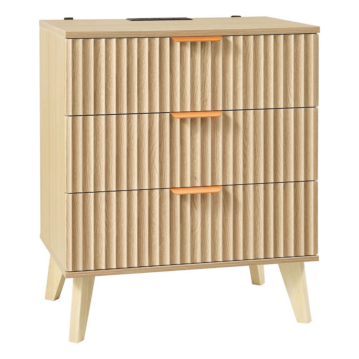 FluteCove Fluted Nightstand – detail 9