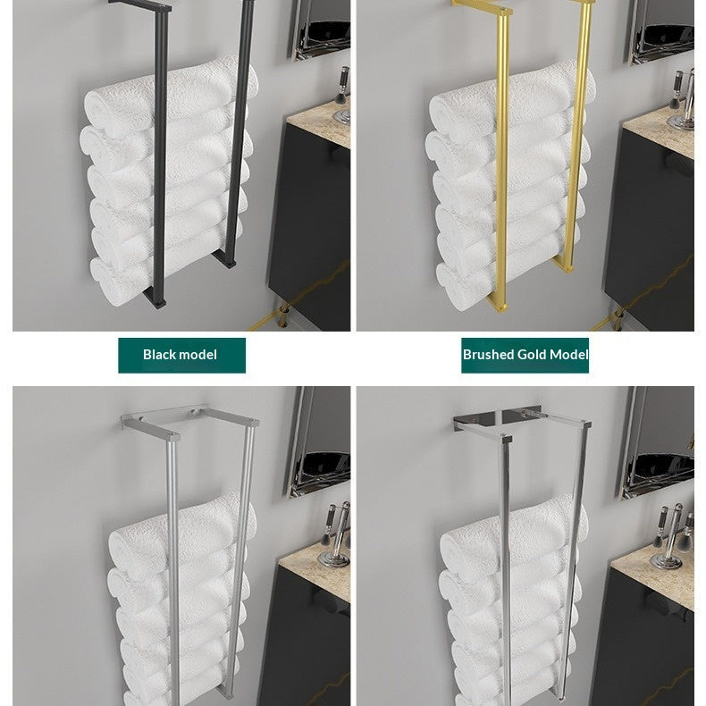 TwinTier Wall Towel Rack detail