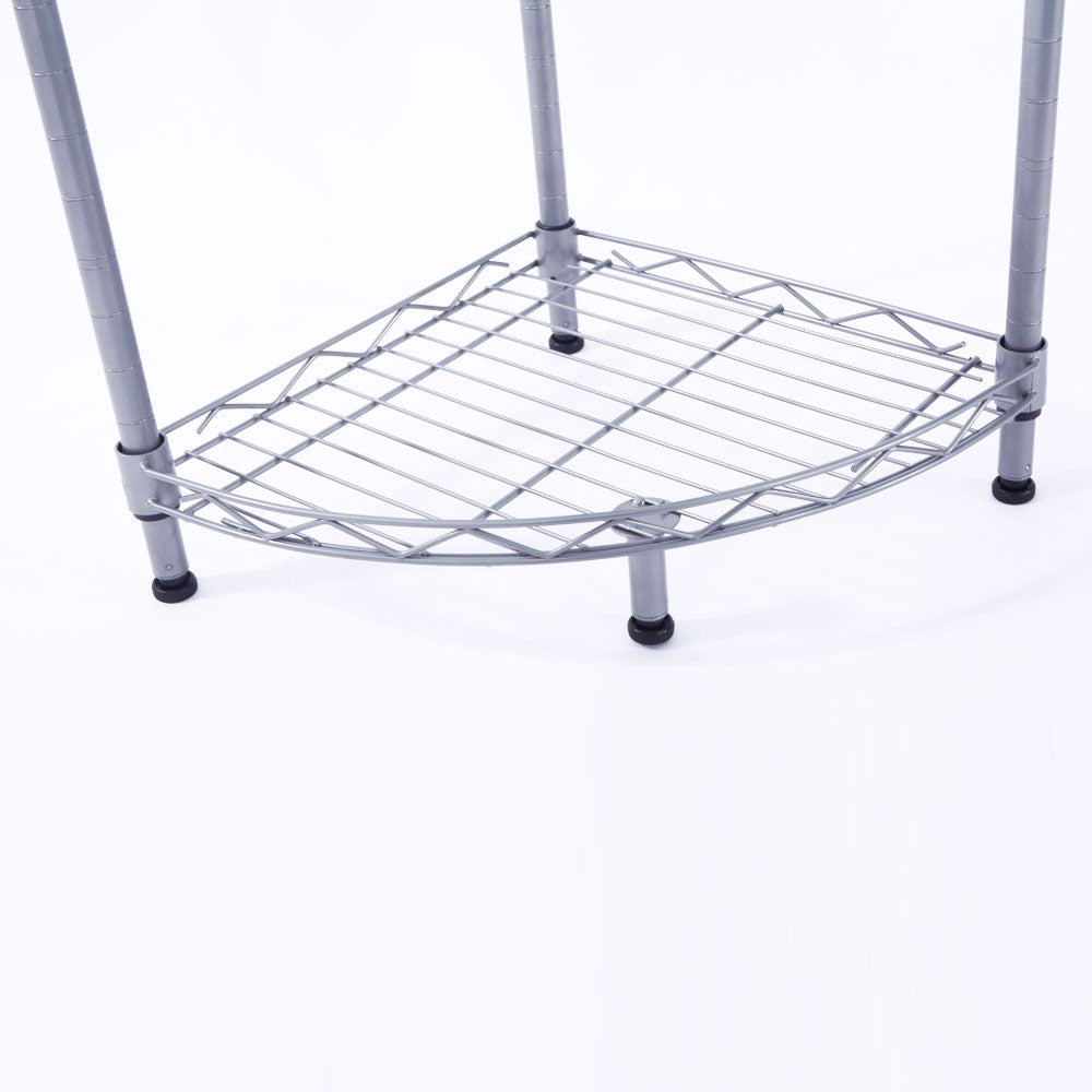 IronTier 4-Tier Corner Wire Shelving Rack – detail 3
