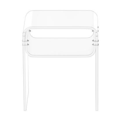 ClearNook Acrylic 2-Tier Nightstand – detail 9