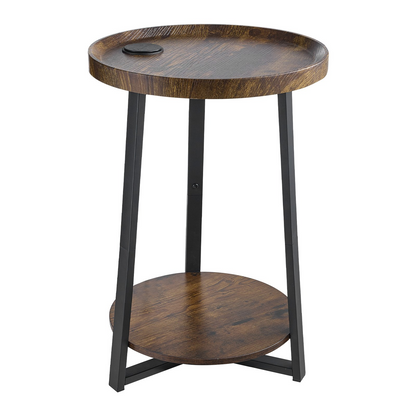 RoundDock 2-Tier Nightstand – detail 9