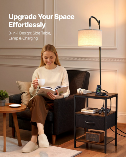 GlowStack 3-Tier Lamp Table – detail 1
