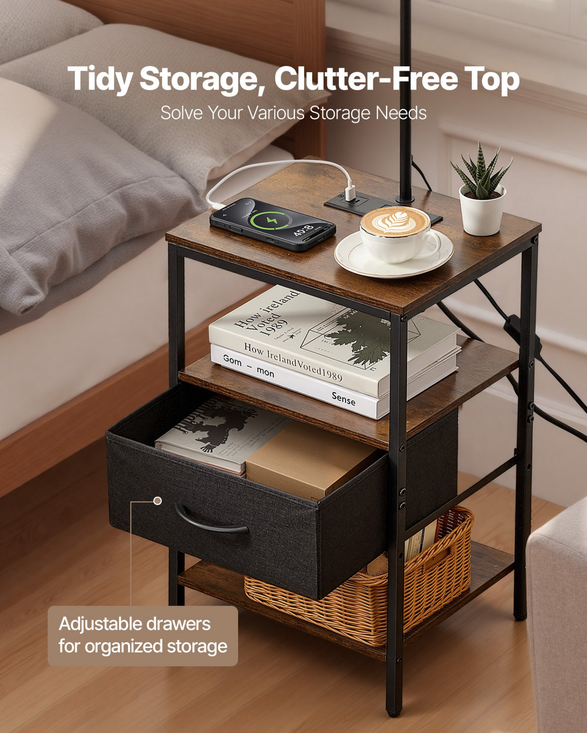 GlowStack 3-Tier Lamp Table – detail 4