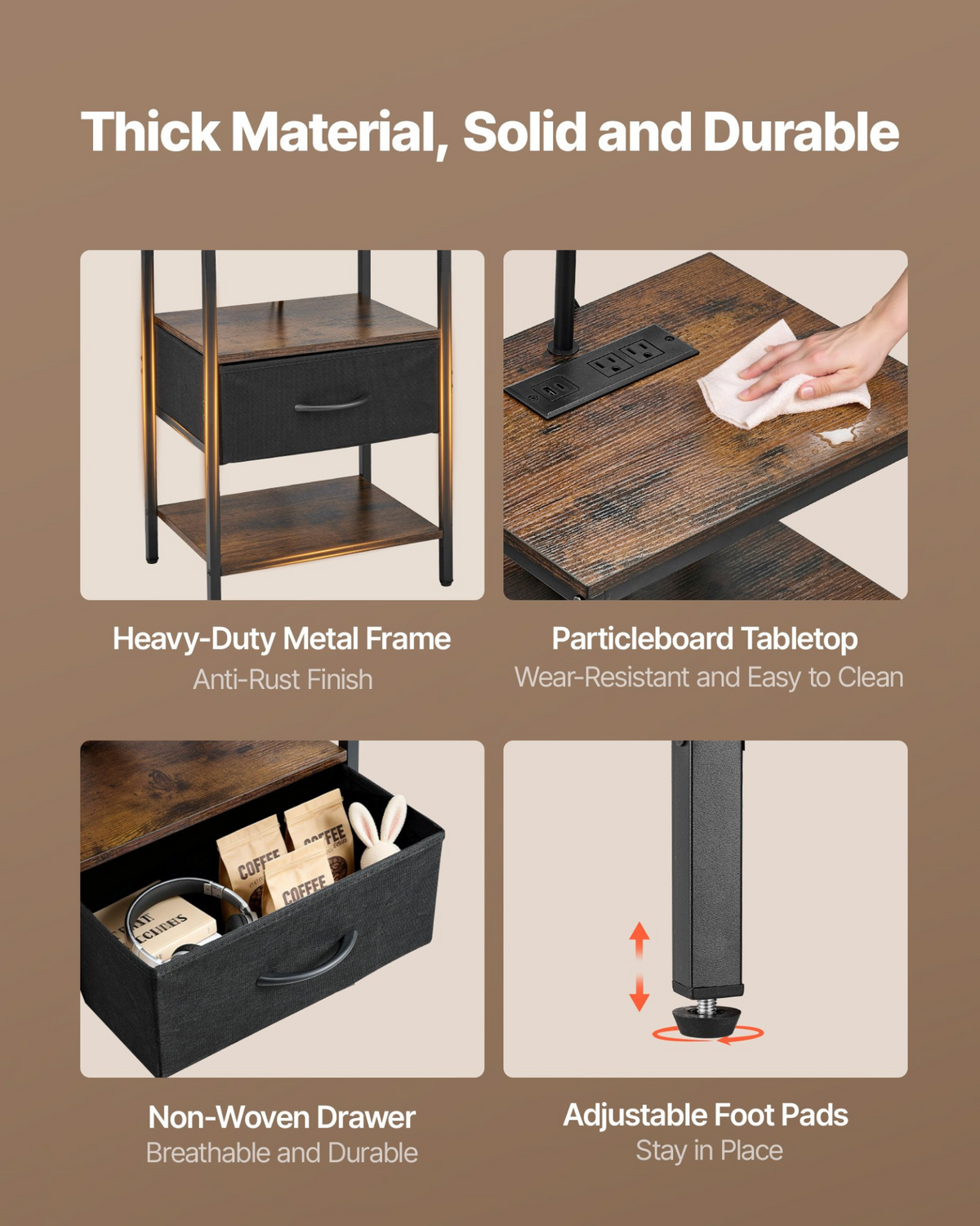 GlowStack 3-Tier Lamp Table – detail 6