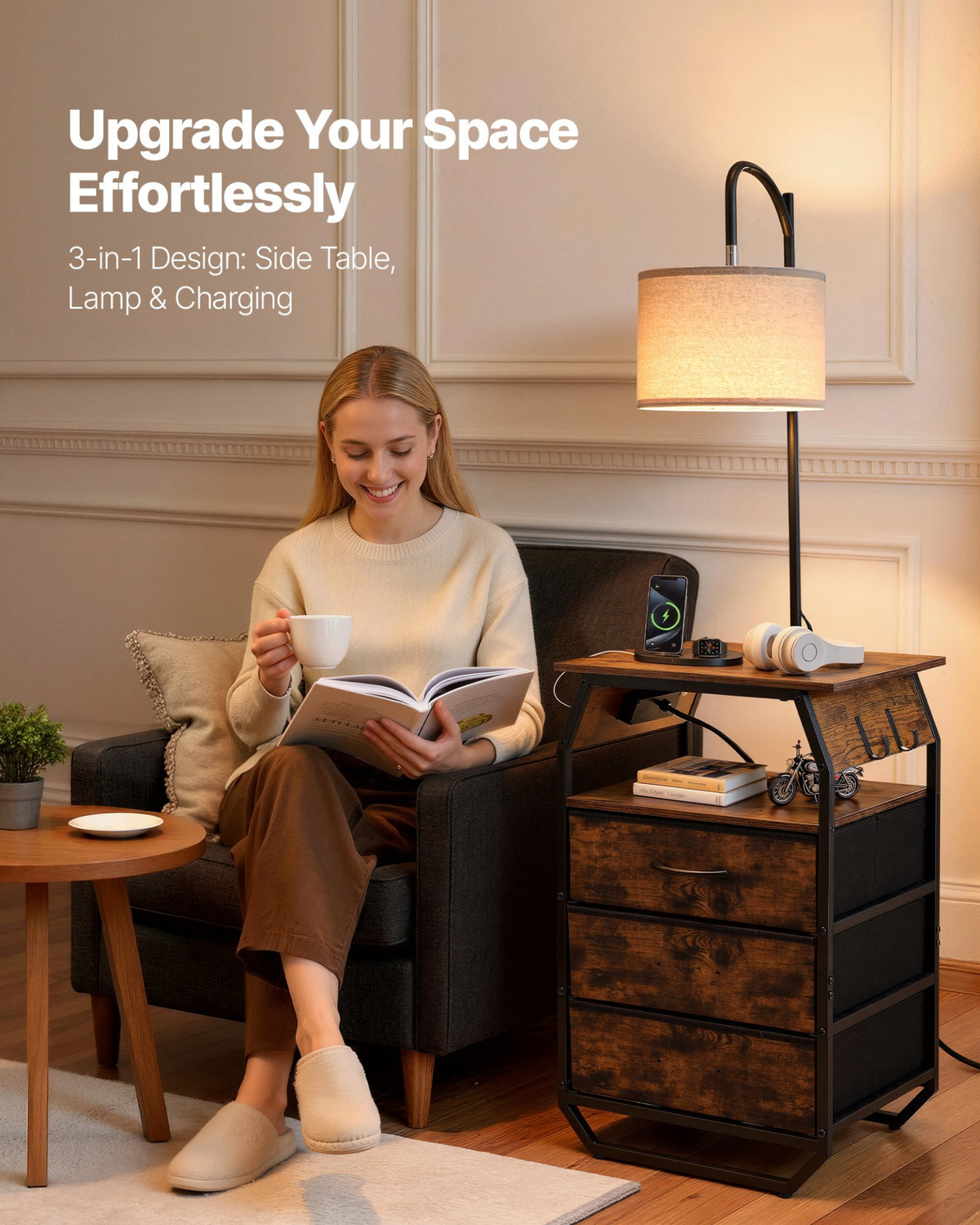 LumaNook Lit Nightstand