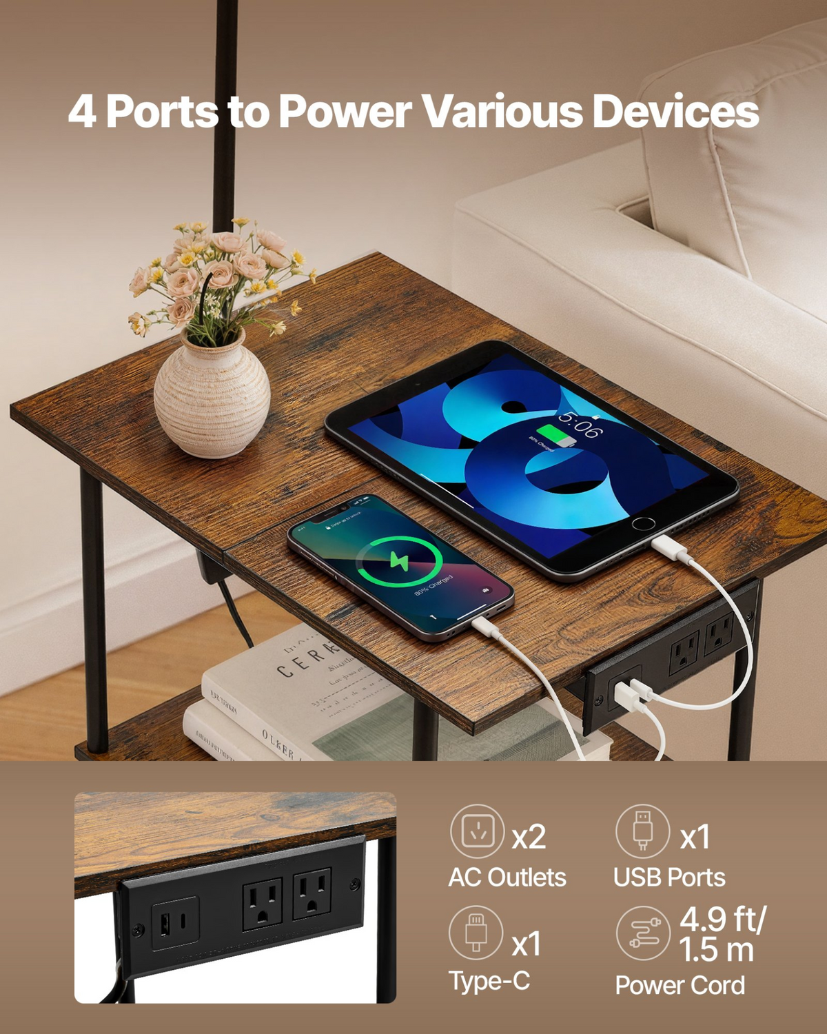 GlowShelf Lit Nightstand – detail 4