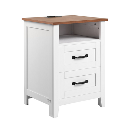 HavenCharge Farmhouse Nightstand – detail 7