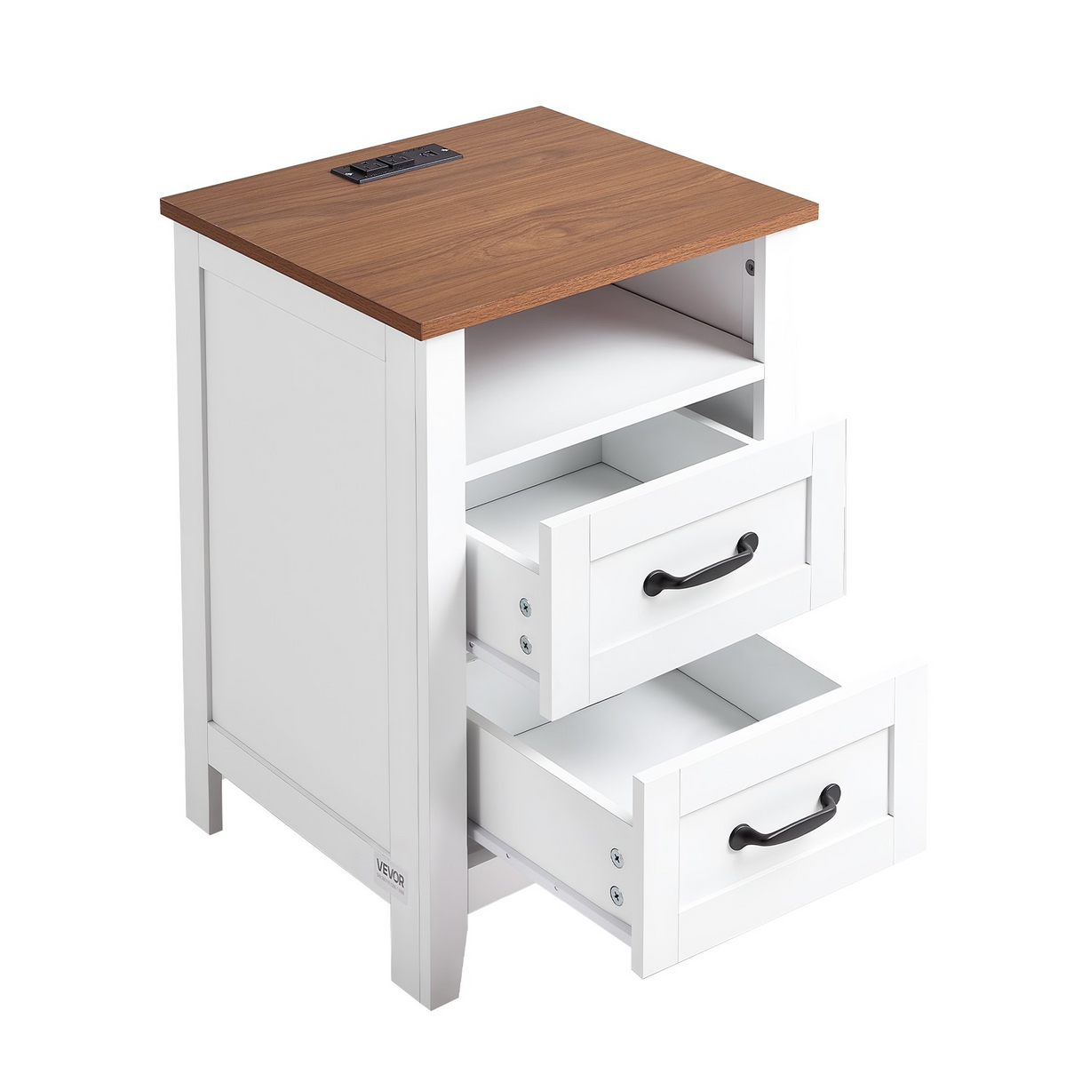 HavenCharge Farmhouse Nightstand – detail 8
