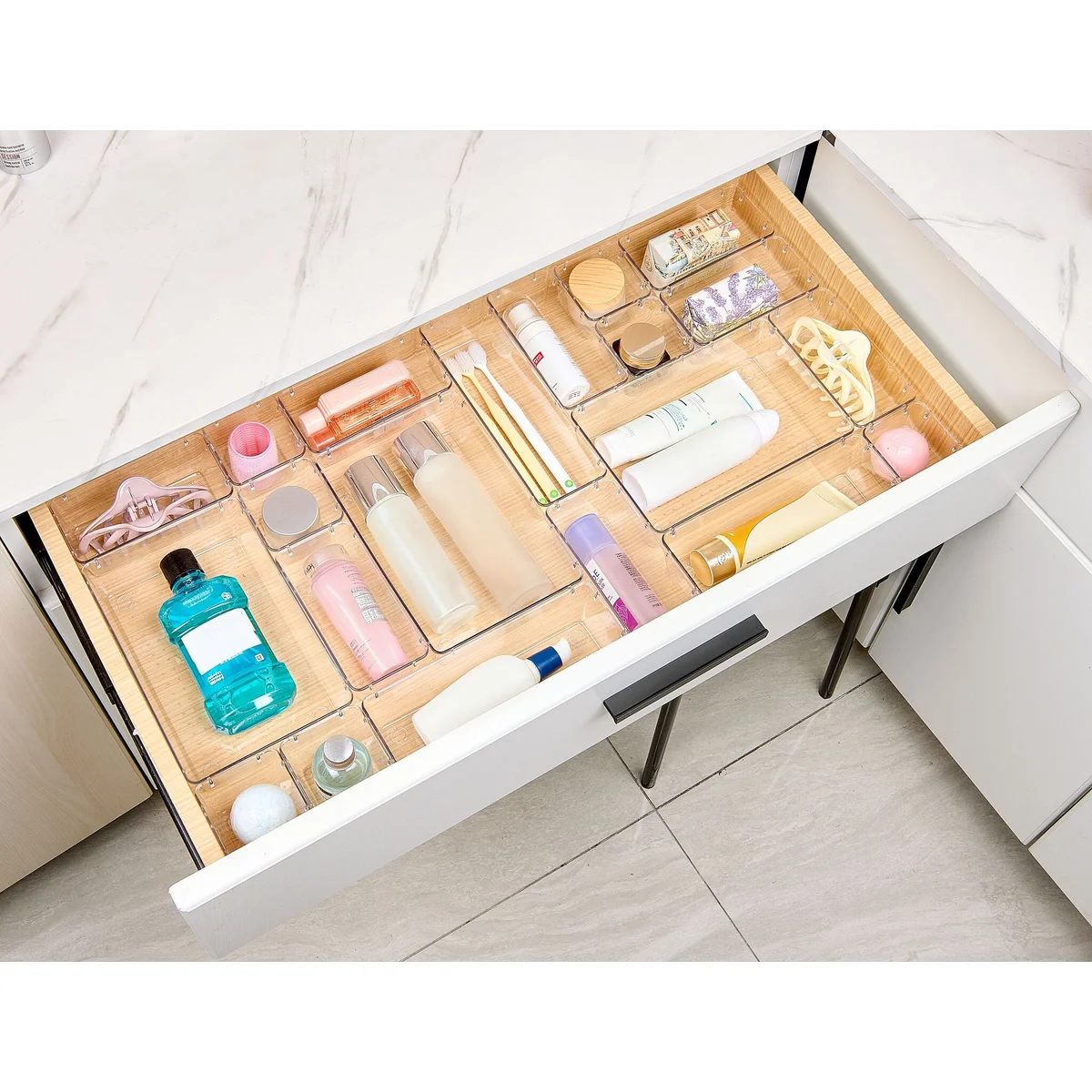 ClearSort 25-Piece Drawer Organizer Set
