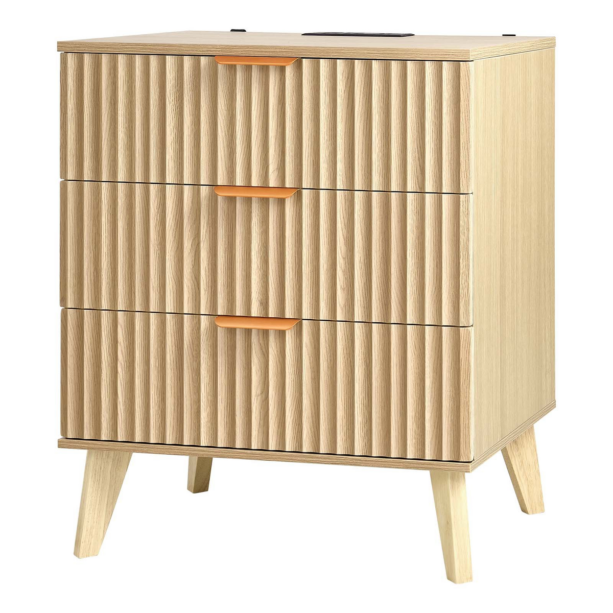 FluteCove Fluted Nightstand – detail 7