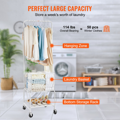 RollSort Laundry Basket & Rack – detail 1
