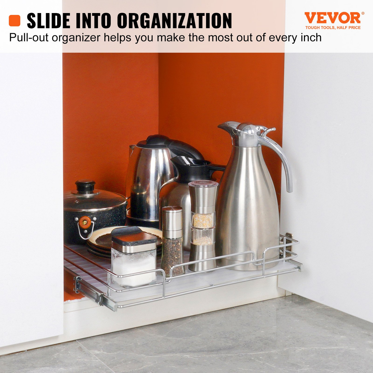 SlideOut Pull-Out Cabinet Organizer – detail 1