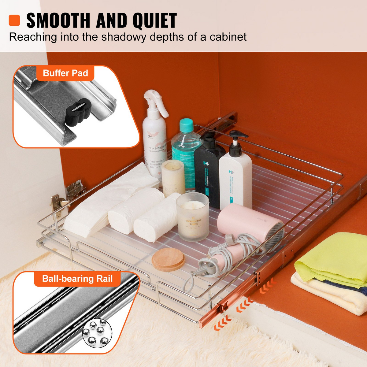 SlideOut Pull-Out Cabinet Organizer – detail 3