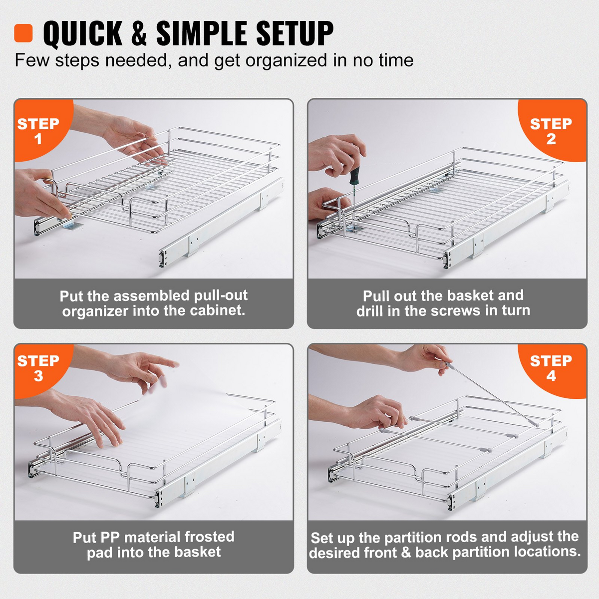 SlideOut Compact Cabinet Organizer – detail 5