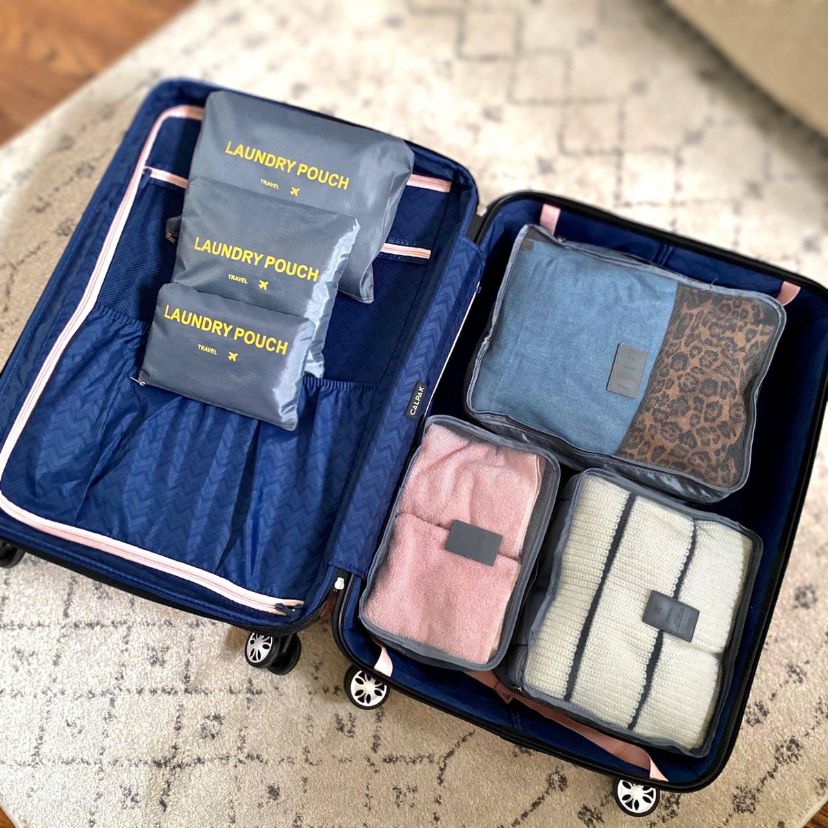 PackRight 6-Piece Packing Cube Set – detail 1