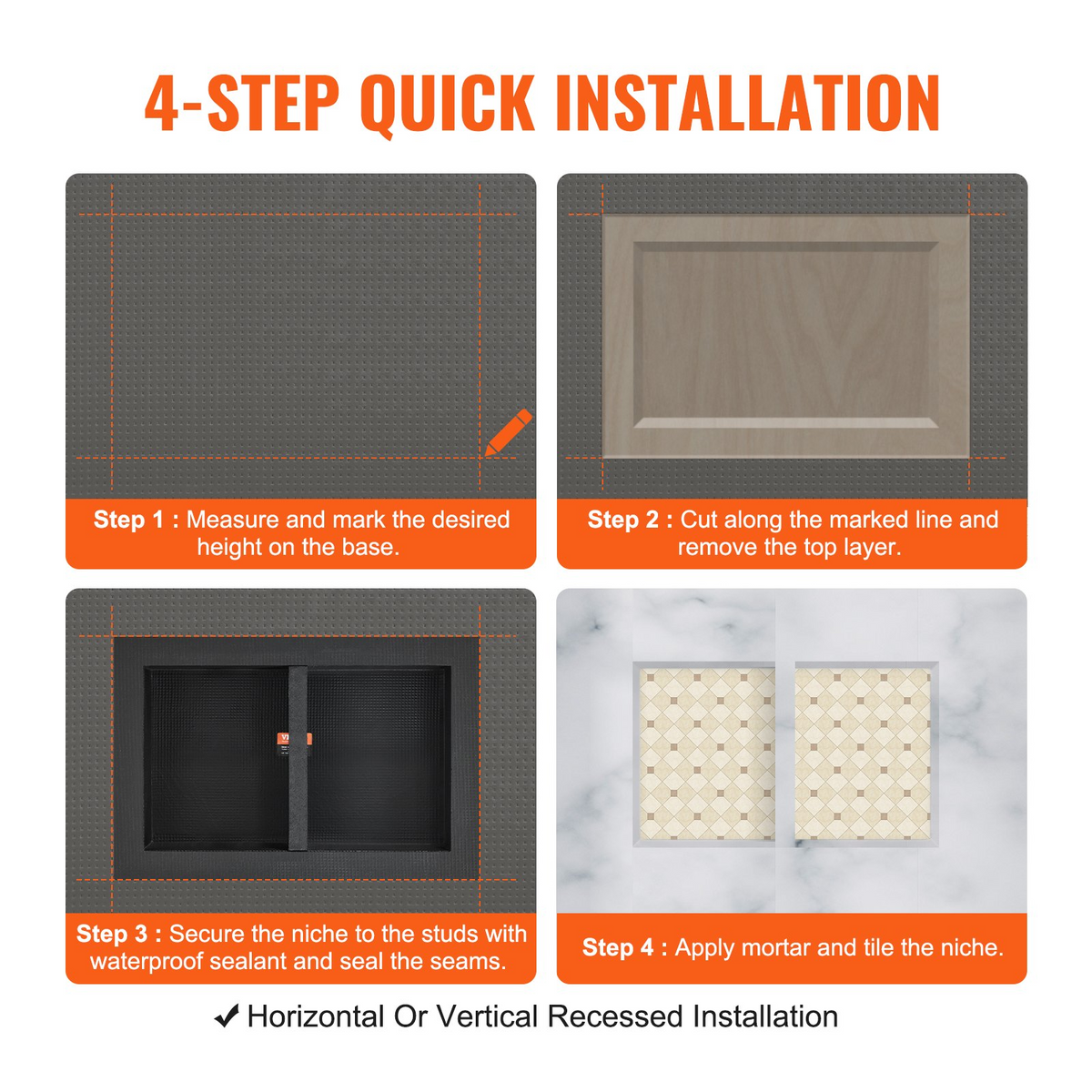 NicheFit Double Shower Shelf – detail 7