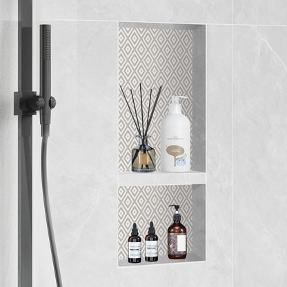 NicheFit Tall Double Shower Shelf