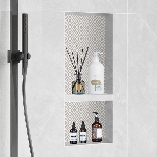 NicheFit Tall Double Shower Shelf