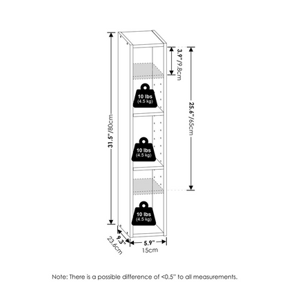 SlimNook 3-Tier Corner Shelf – detail 2