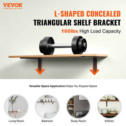 FloatEdge Floating Shelf Brackets – detail 1