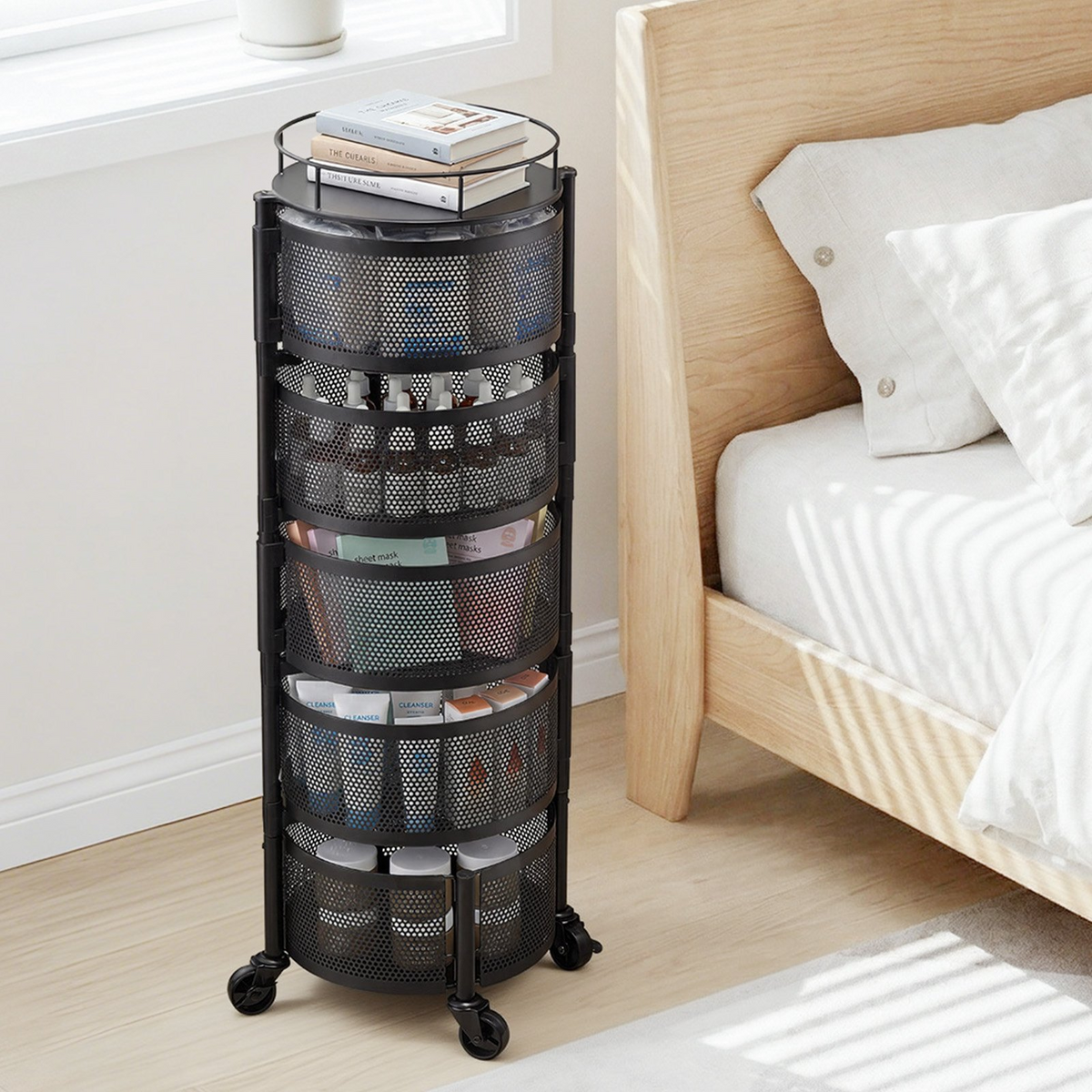 SpinCrate 5-Tier Rotating Produce Cart – detail 6