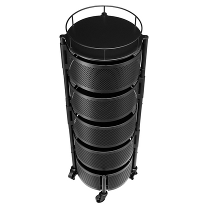 SpinCrate 5-Tier Rotating Produce Cart – detail 8