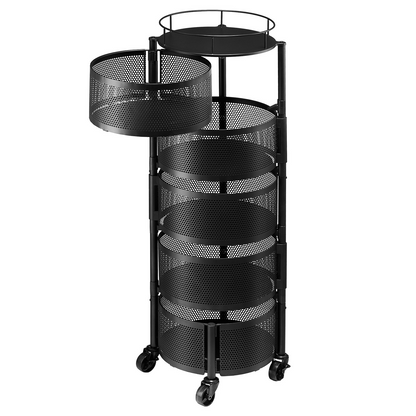 SpinCrate 5-Tier Rotating Produce Cart – detail 9