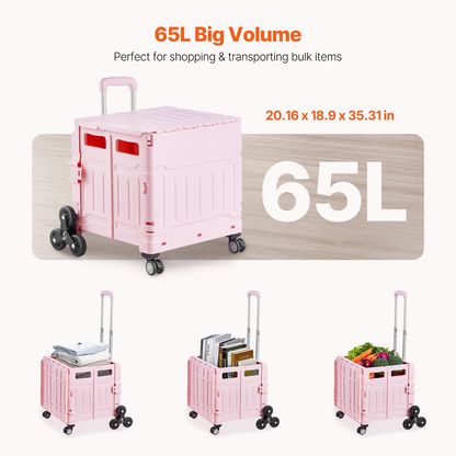 RollCrate Folding Utility Cart – detail 2
