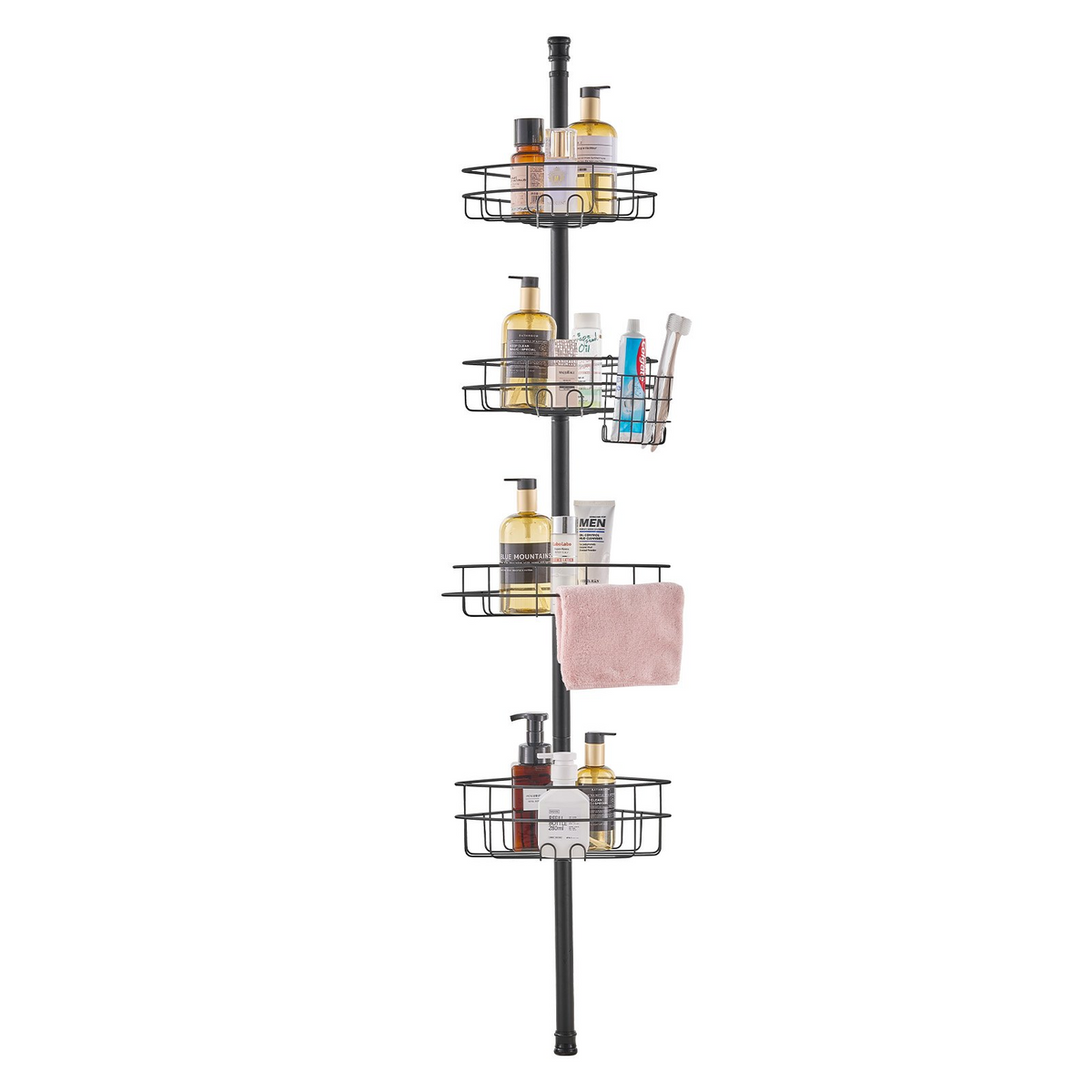 SpanCaddy Adjustable Corner Shower Caddy – detail 9