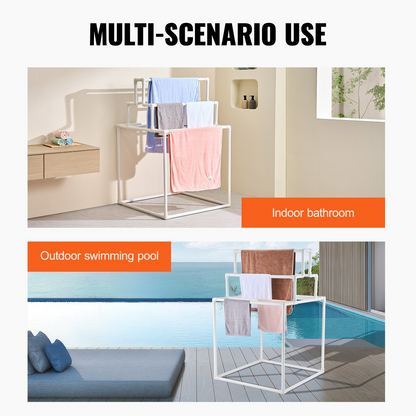 DrySpan 8-Bar Freestanding Towel Rack – detail 4