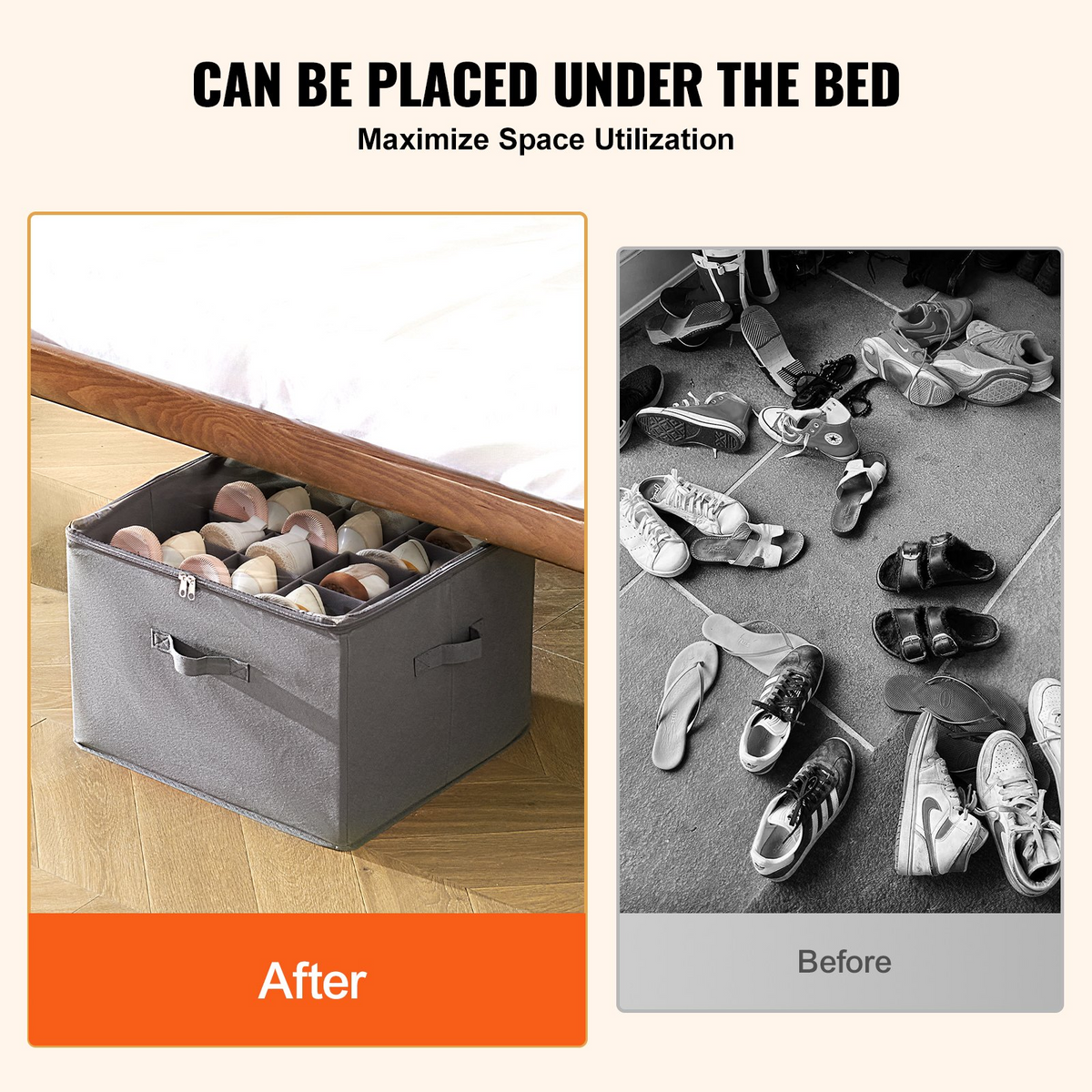 StowUnder 16-Compartment Shoe Organizer – detail 4