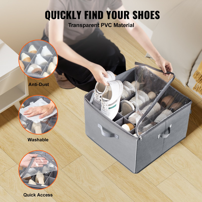 StowUnder 16-Compartment Shoe Organizer – detail 5
