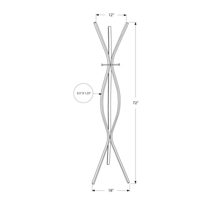 WaveHold Freestanding Coat Rack – detail 3