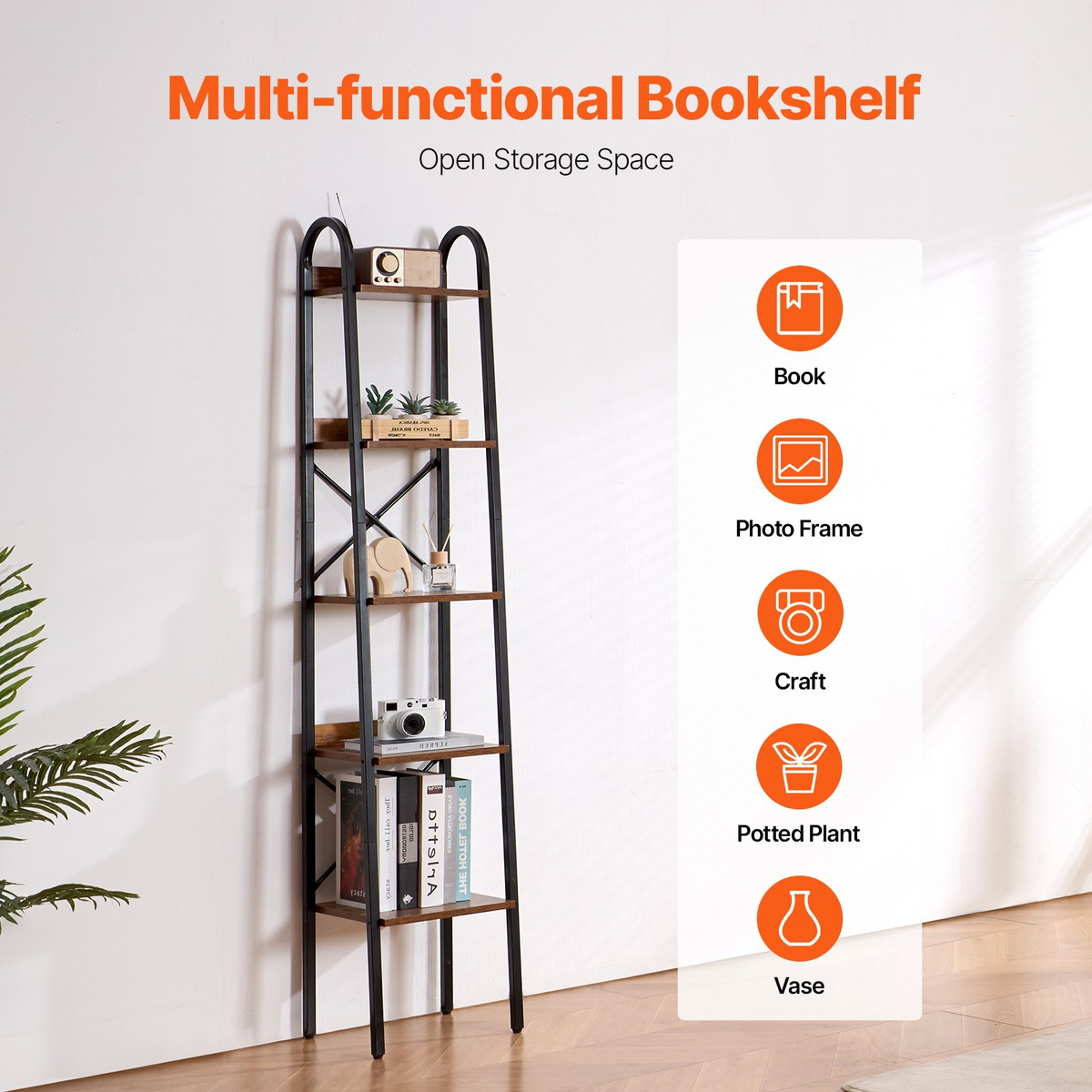 IronFrame 5-Tier Industrial Shelf – detail 2