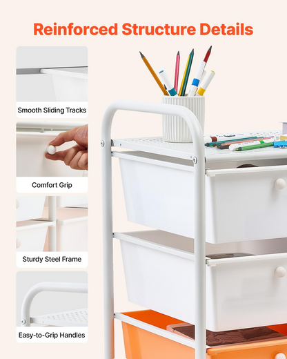 CraftRoll 15-Drawer Rolling Cart – detail 4