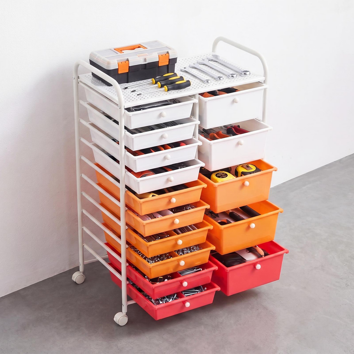 CraftRoll 15-Drawer Rolling Cart