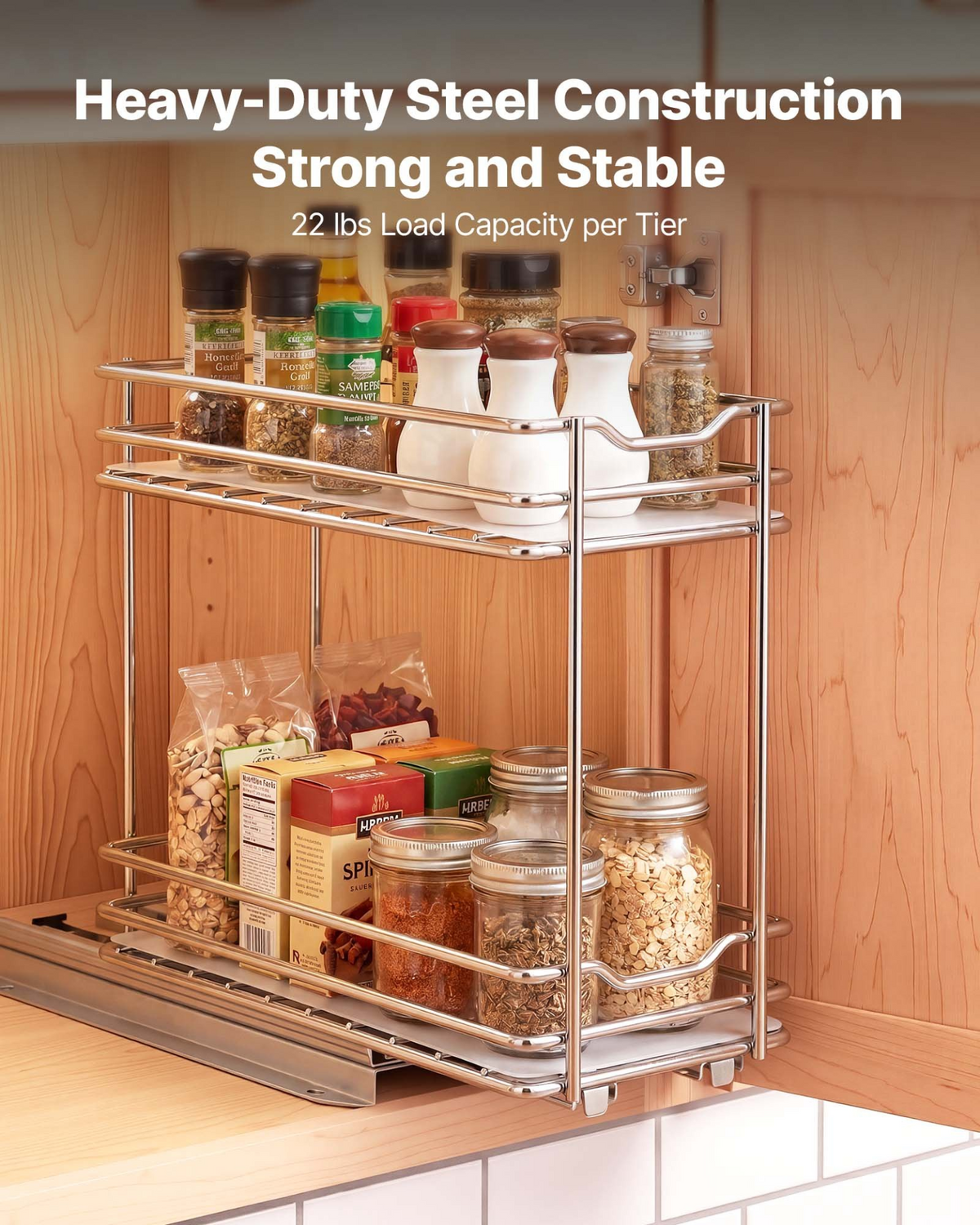 SlideSpice 2-Tier Spice Rack – detail 2
