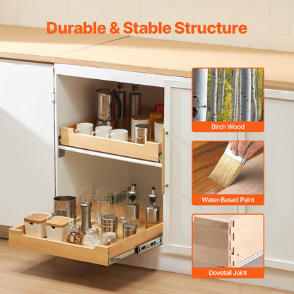 SlideEase Pull-Out Cabinet Organizer – detail 1