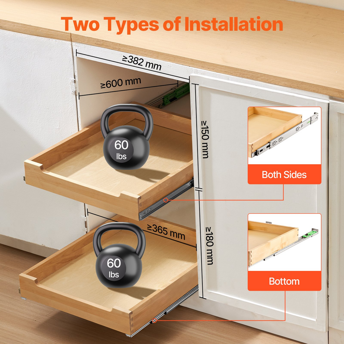 SoftGlide Wood Cabinet Drawer – detail 4