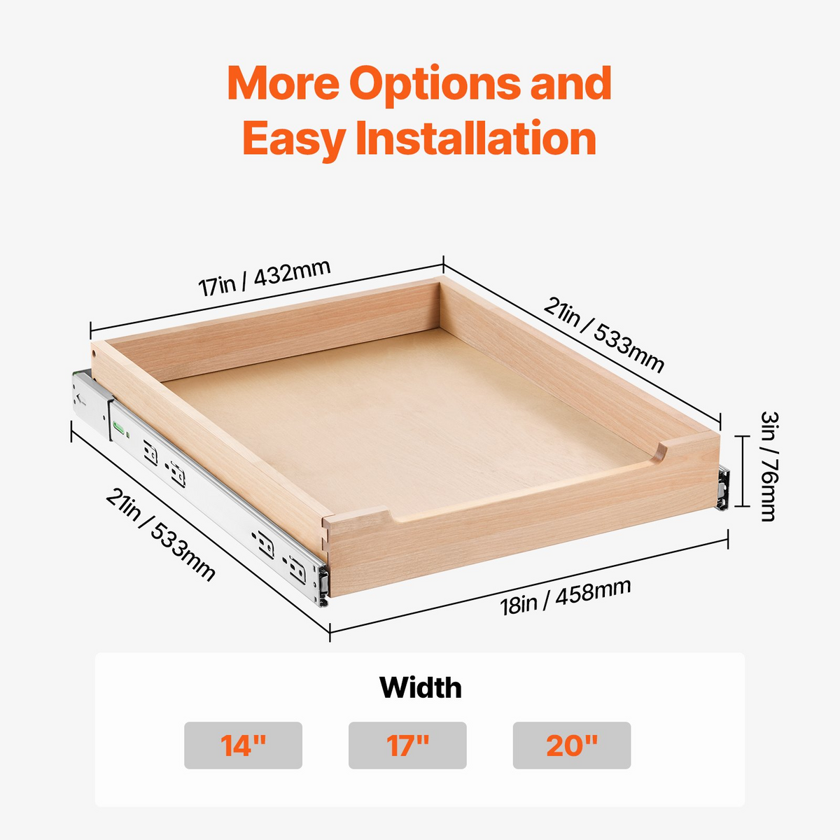 SoftGlide Wood Cabinet Drawer – detail 6