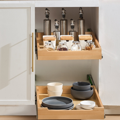 SoftGlide Wood Cabinet Drawer