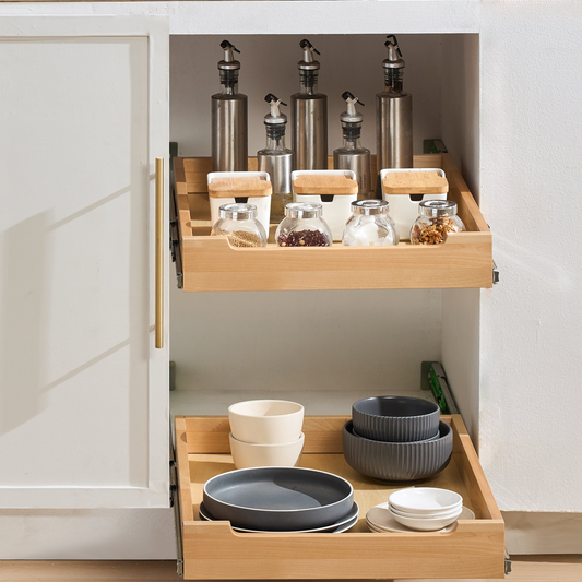 SoftGlide Wood Cabinet Drawer