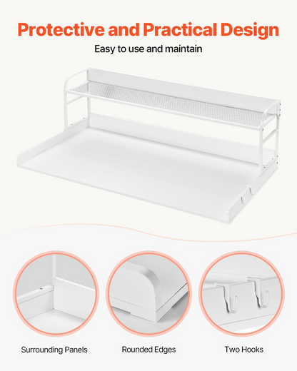 ShelfSpan Washer Dryer Countertop, White – detail 4