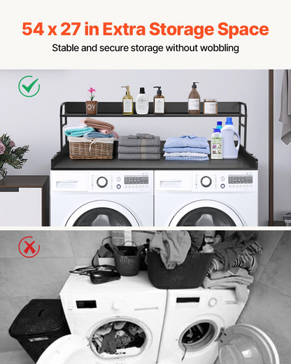 ShelfSpan Washer Dryer Countertop, Black – detail 1