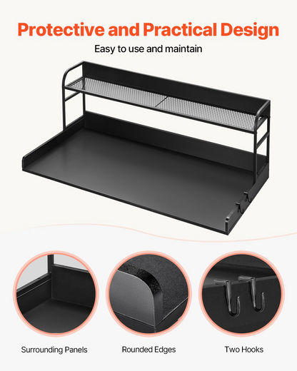 ShelfSpan Washer Dryer Countertop, Black – detail 4