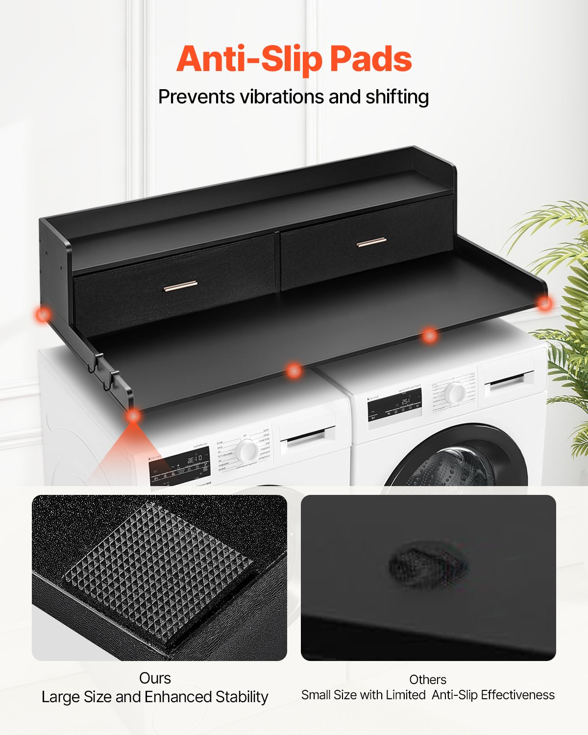 DrawerSpan Washer Dryer Countertop – detail 3