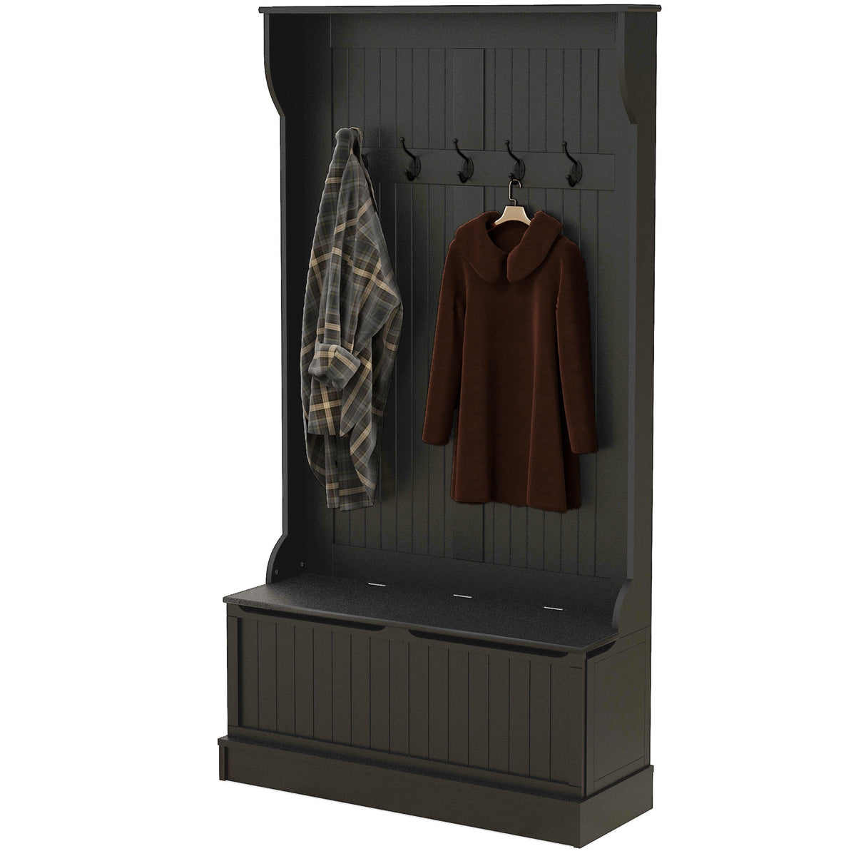 OakHall 3-in-1 Hall Tree – detail 8