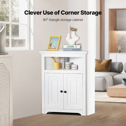 CornerFit 3-Tier Corner Cabinet – detail 1