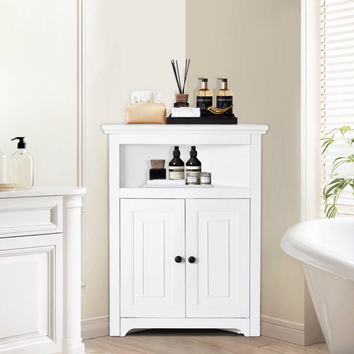 CornerFit 3-Tier Corner Cabinet